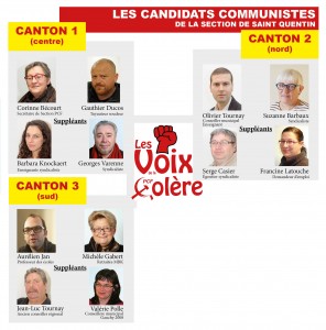 Candidats Départementales 2015